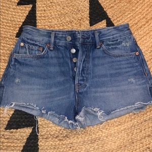 Grlfrnd Cindy high rise denim shorts - Size 24